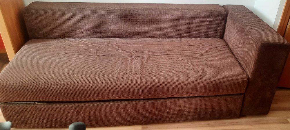 Коричневый Угловой диван