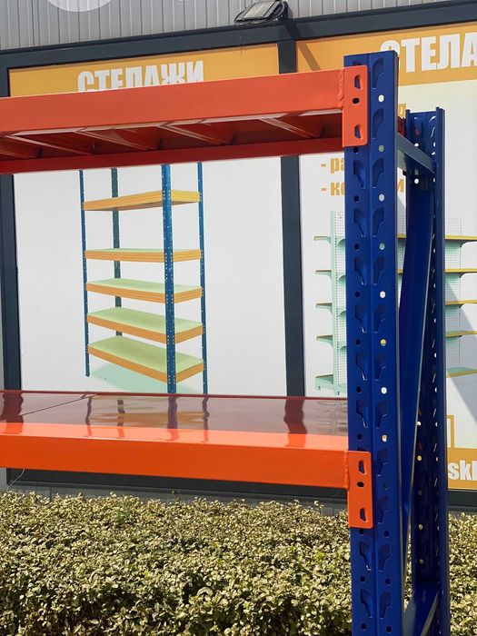 Стелажи за склад 300 kg  на рафт До изчерпване