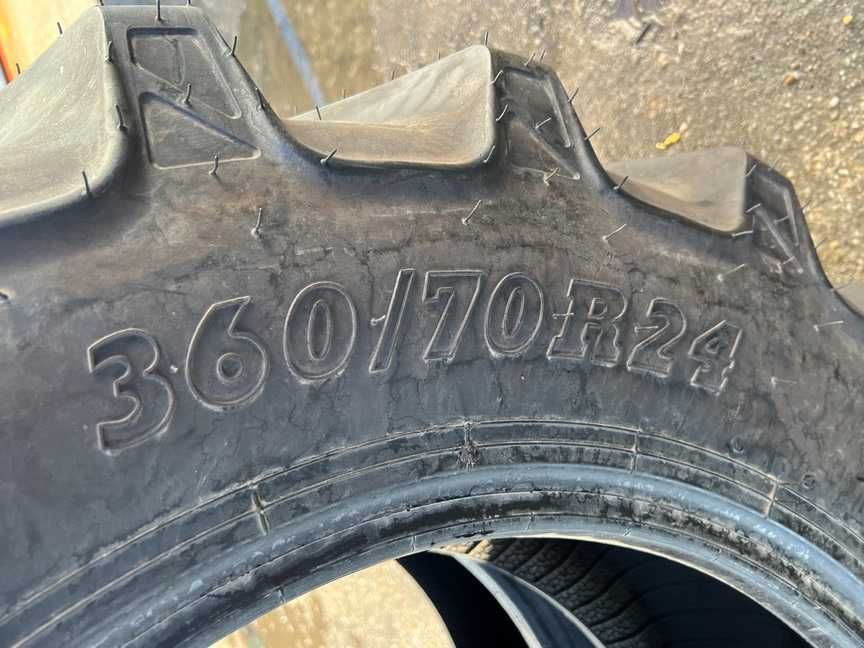 Cauciucuri noi 360/70R24 marca BKT pentru tractor fata