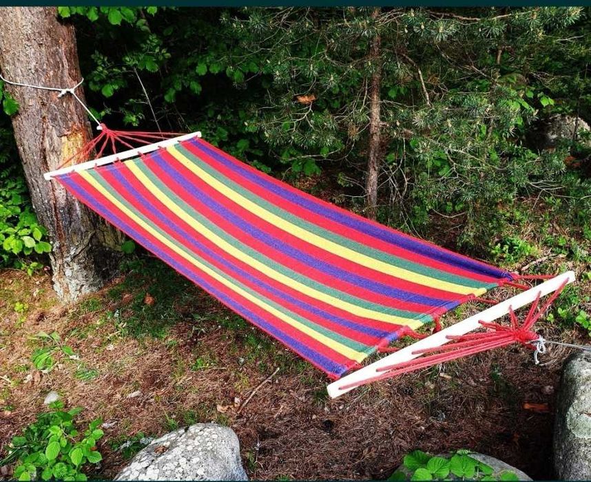 Хамак, люлка за къмпинг, градина, плаж, парк, пикник