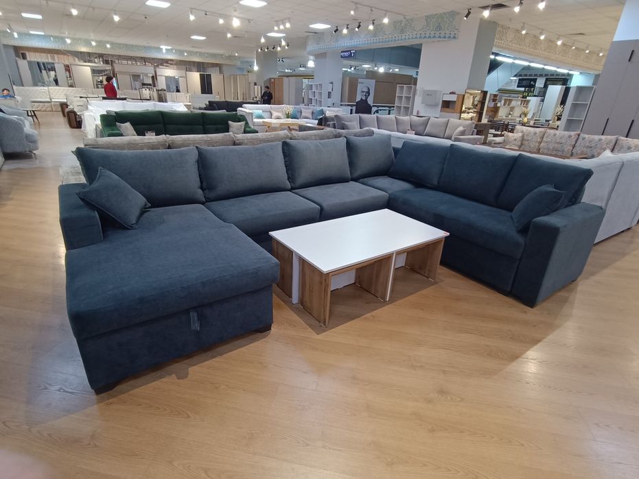 Большой диван  п образка