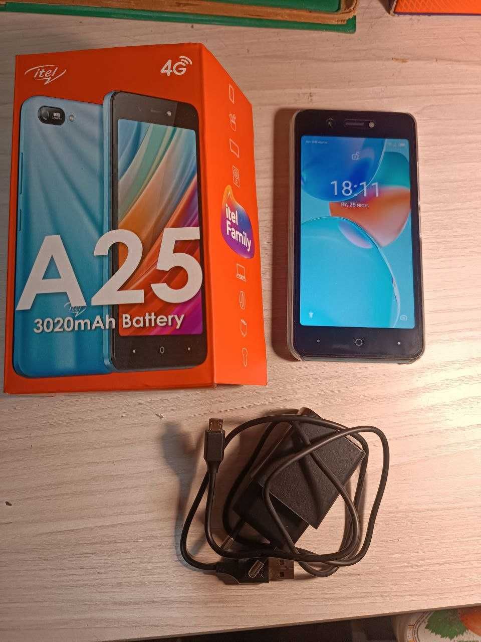 Смартфон Itel A25 4G: 11 000 тг. - Мобильные телефоны / смартфоны Рудный на  Olx