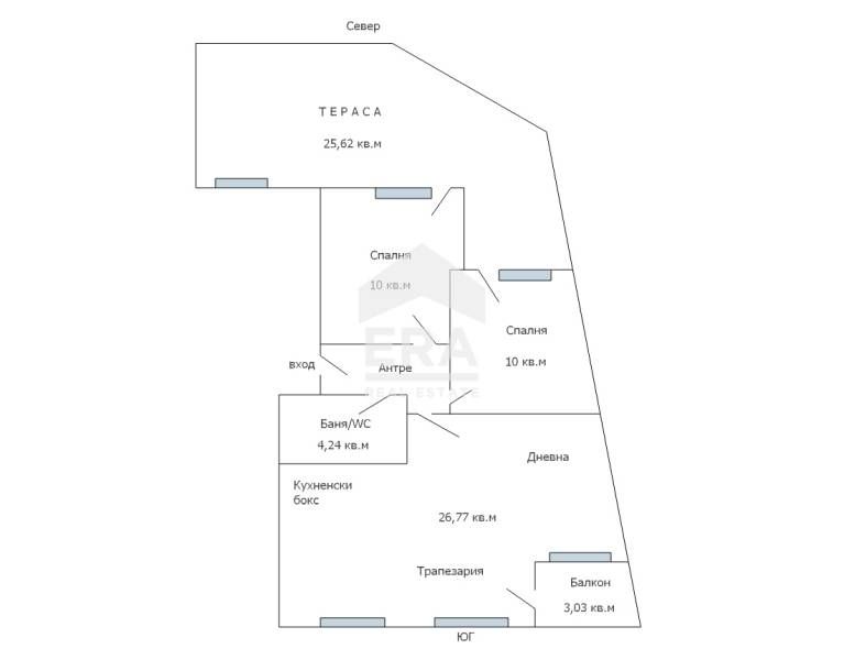 Продава се Тристаен апартамент в Варна, Операта - 108 кв.м за 1991 €/кв.м - Снимка #10