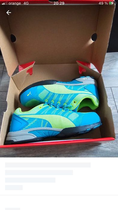 Adidasi puma de munca cu protecție  marimea 36.