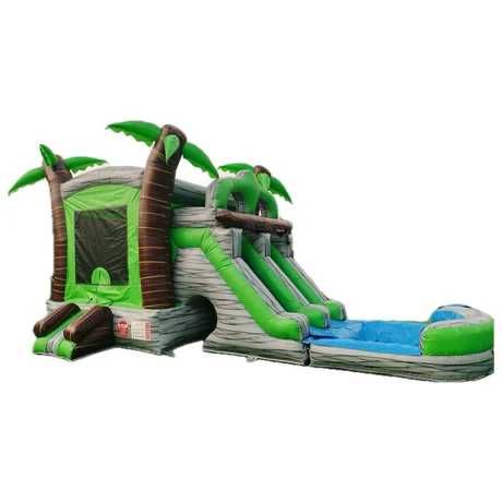 Tobogan gonflabil cu piscina / topogan gonflabil / profesional