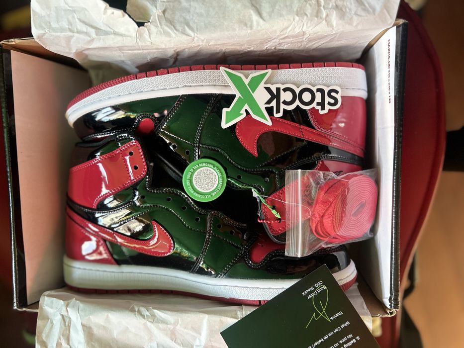 Jordan 1 High Patent Red Originali StockX+LegitCheck
