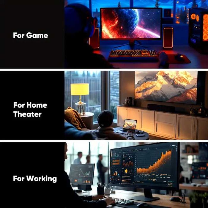 DP 2.1b Кабел 16K Ултра/Трансфер-80Gbps RTX5090 ALCLAP DP*2.1 4К/240Hz