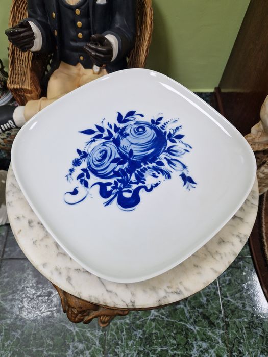 Уникална голяма антикварна порцеланова чиния за стена Rosenthal