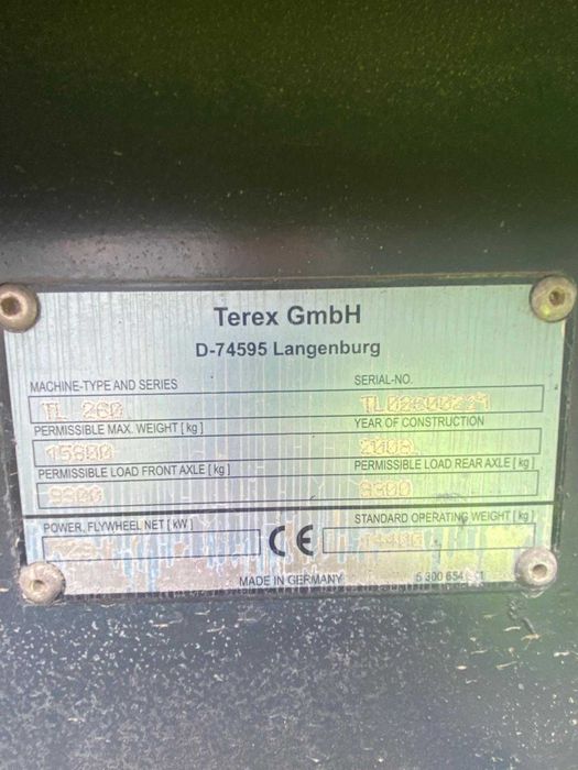 Vand incarcator frontal Terex