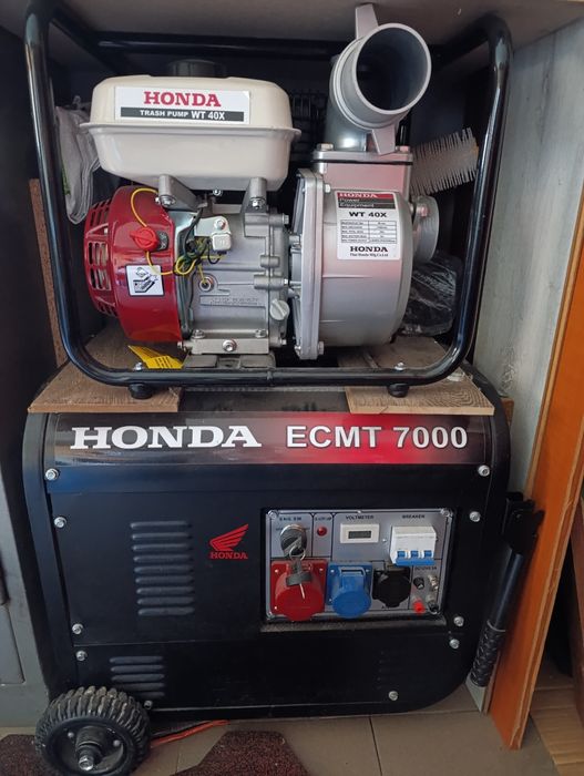 Motopompa VT40X și generator ECMT 7000 noi