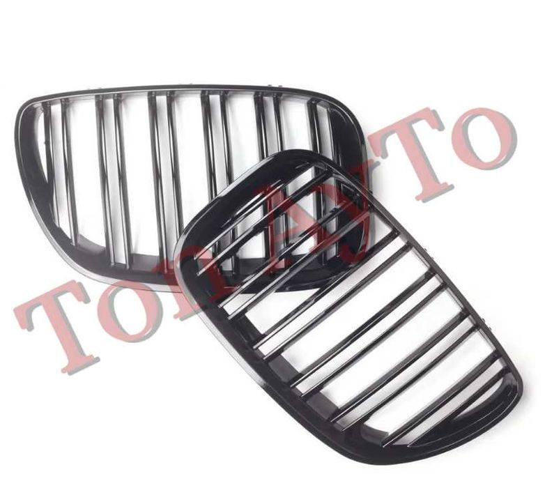 Двойни Бъбреци БМВ BMW Х5 E53 2004 - 2006 LCI Фесйслифт Черен Гланц Решетки
