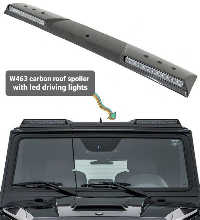 Карбон спойлер таван Mercedes G-class W463