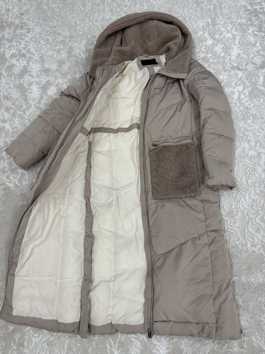 Зимний теплый пуховик/пальто
