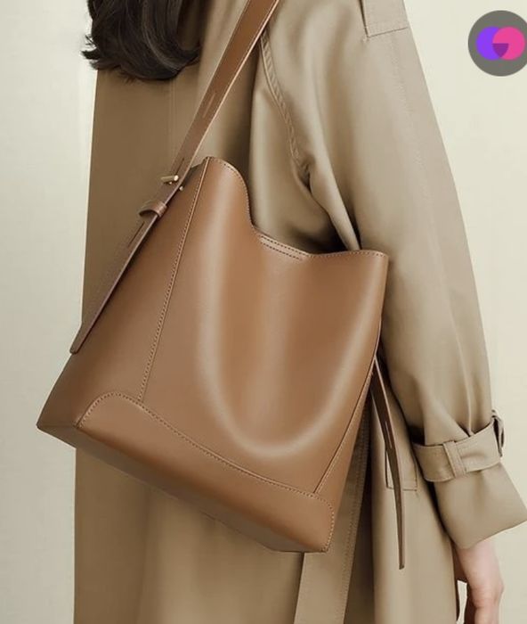 Сумка светло-коричневого цвета