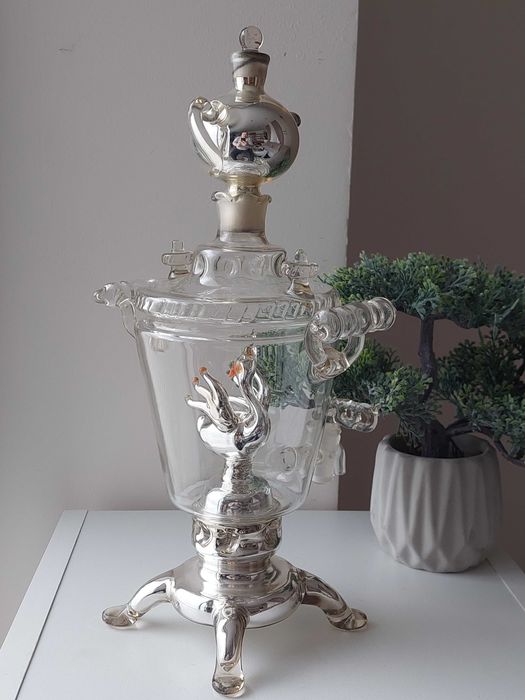 Много рядък Руски самовар/сребро сребърен сребърни/