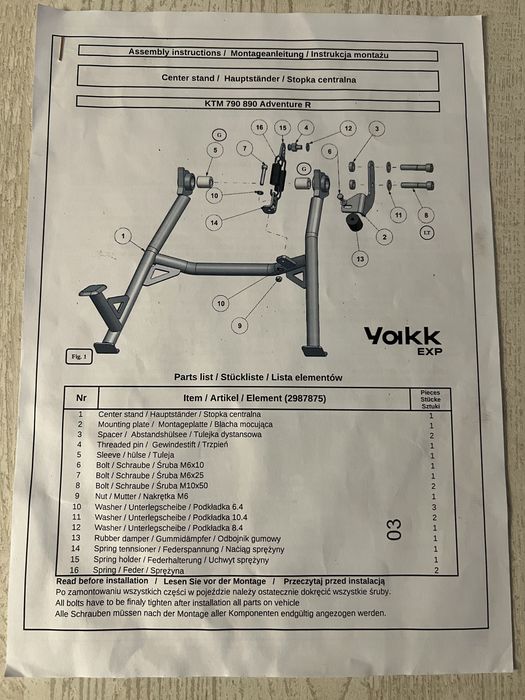 Accesorii KTM 790/890