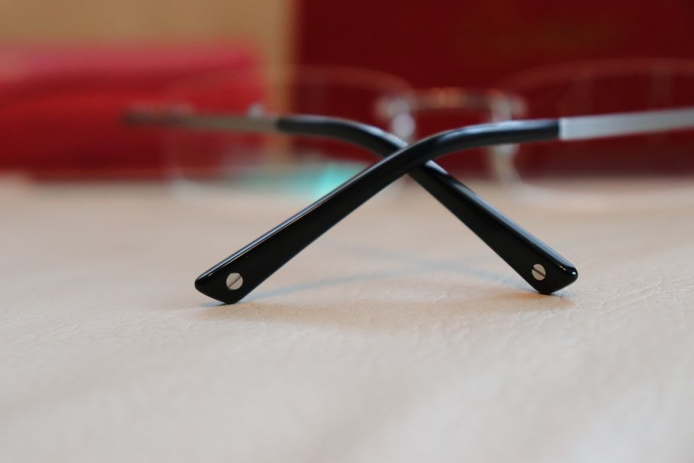 CARTIER CT0087O 003 Santos de Cartier  Rame ochelari rimless silhouett