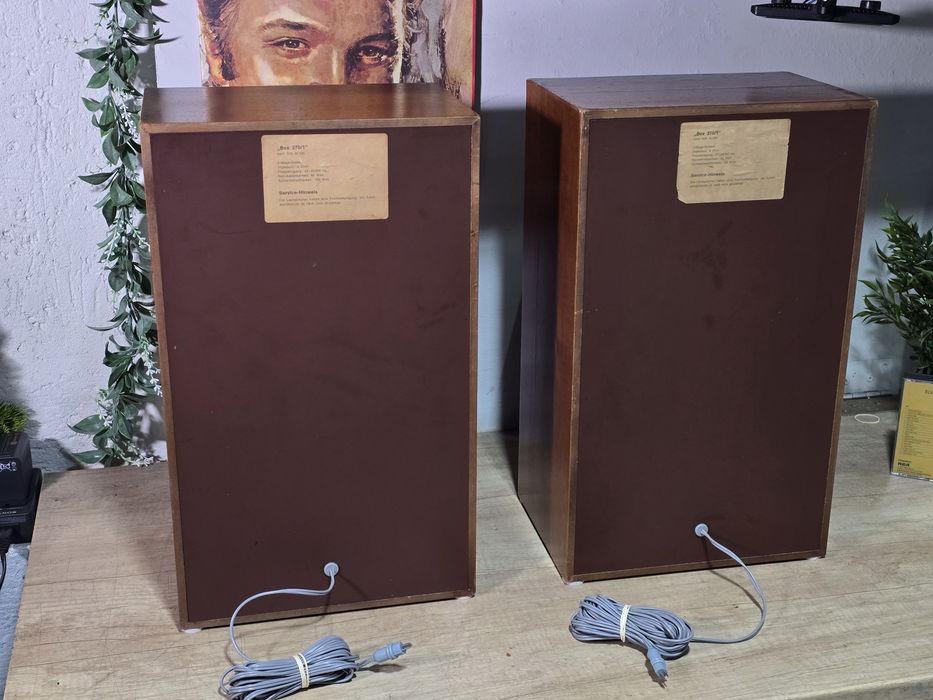 Boxe vintage BOX 270/1, 60w, 4 ohm, 3 cai, furniruit nuc,