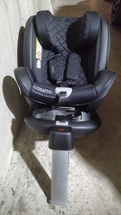Детски стол за кола COSATTO с опора, i-Size Rotate, Isofix в отлично състояние