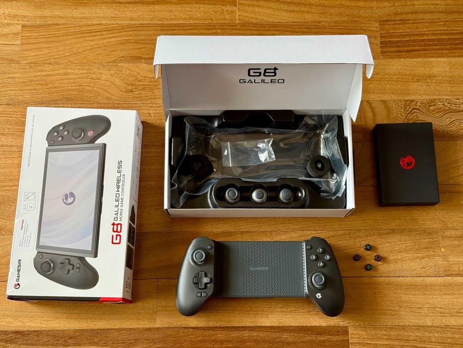 Controller extensibil GameSir G8 Plus pentru Android/iOS/Nintendo Switch/PC/Mac, Suport telefon/tableta, Bluetooth, Negru