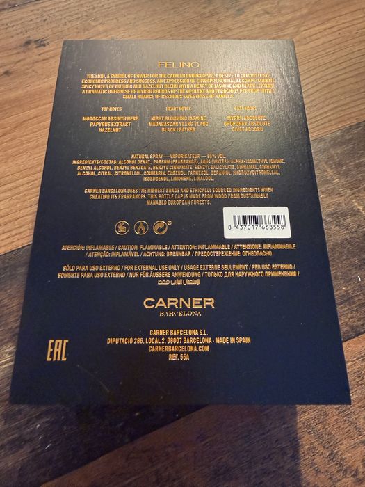 Felino - Extrait de Parfum - Carner Barcelona