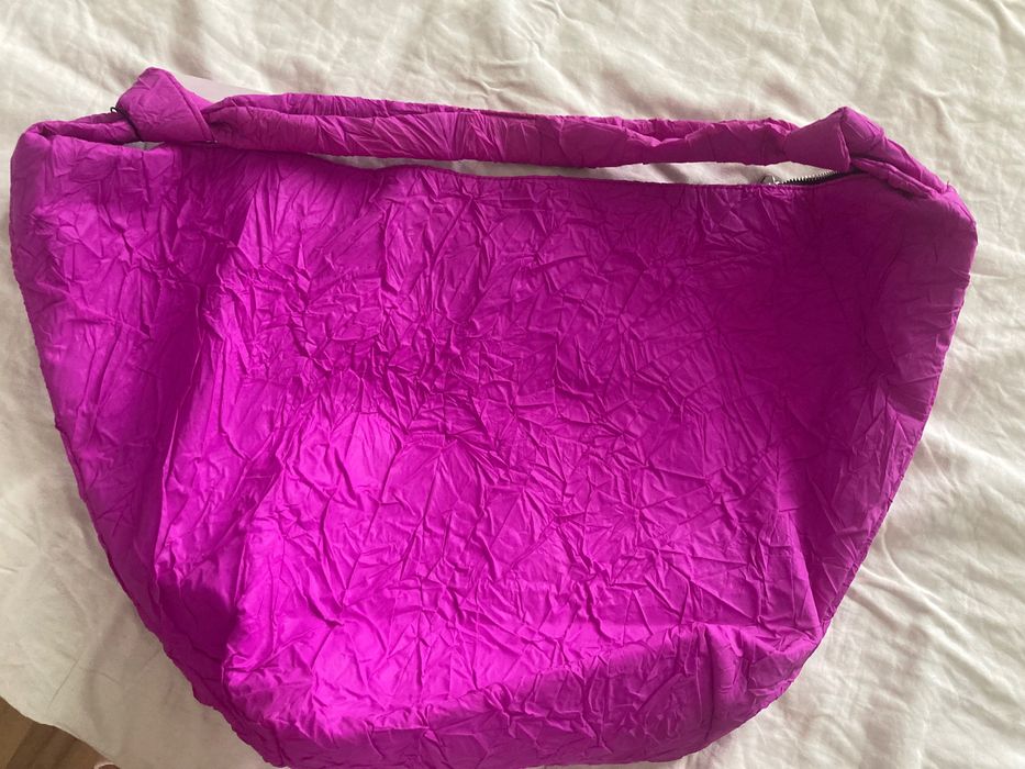 Desigual - оригинална нова чанта цвят цикламен