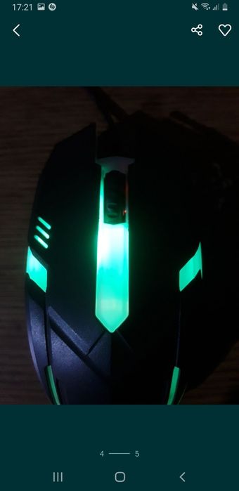 Игравая мышка гарантия 1 месяц