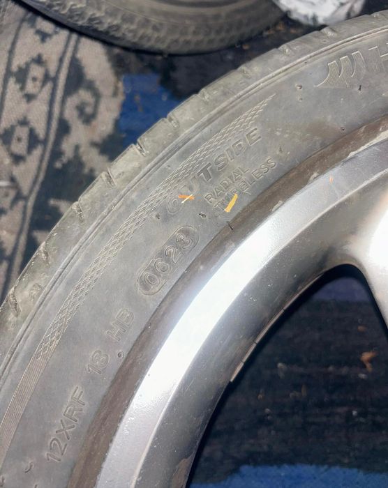 Гуми с джанти за ауди S line 18 ки 5*112 с централен отвор 66.6