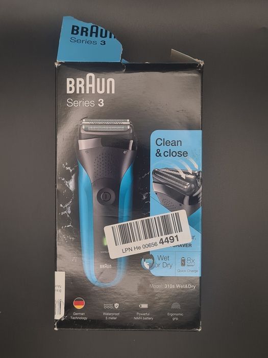 Aparat de ras Braun Series 3 310s Wet&Dry,