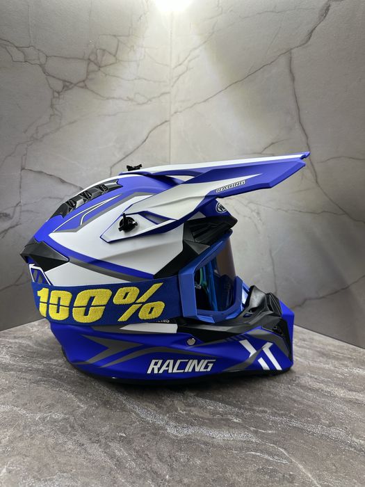 НОВО! Комплект кросови каски с очила