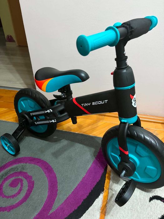 Biciclleta Tiny Scout 4 in 1