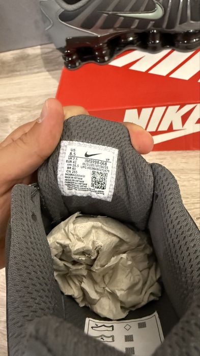 NIKE SHOX TL IRON GREY