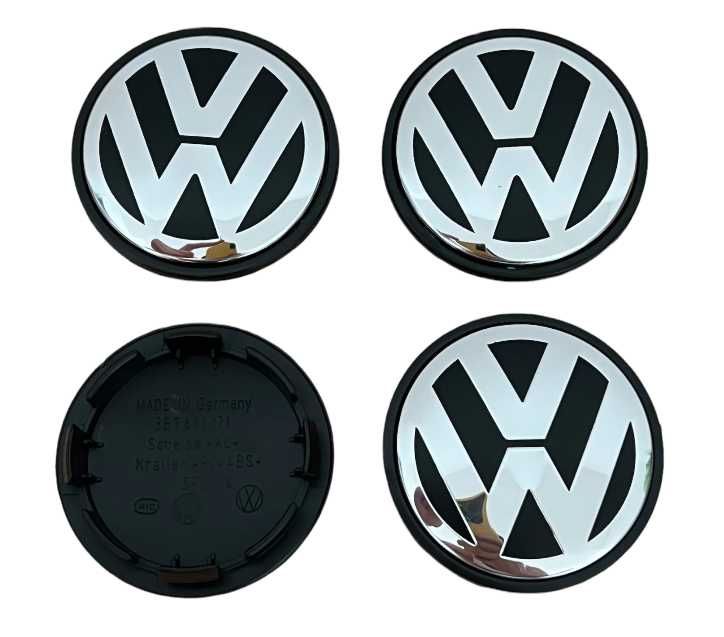 Set 4 capacele roti gaura centrala jante Volkswagen diametru 65 mm