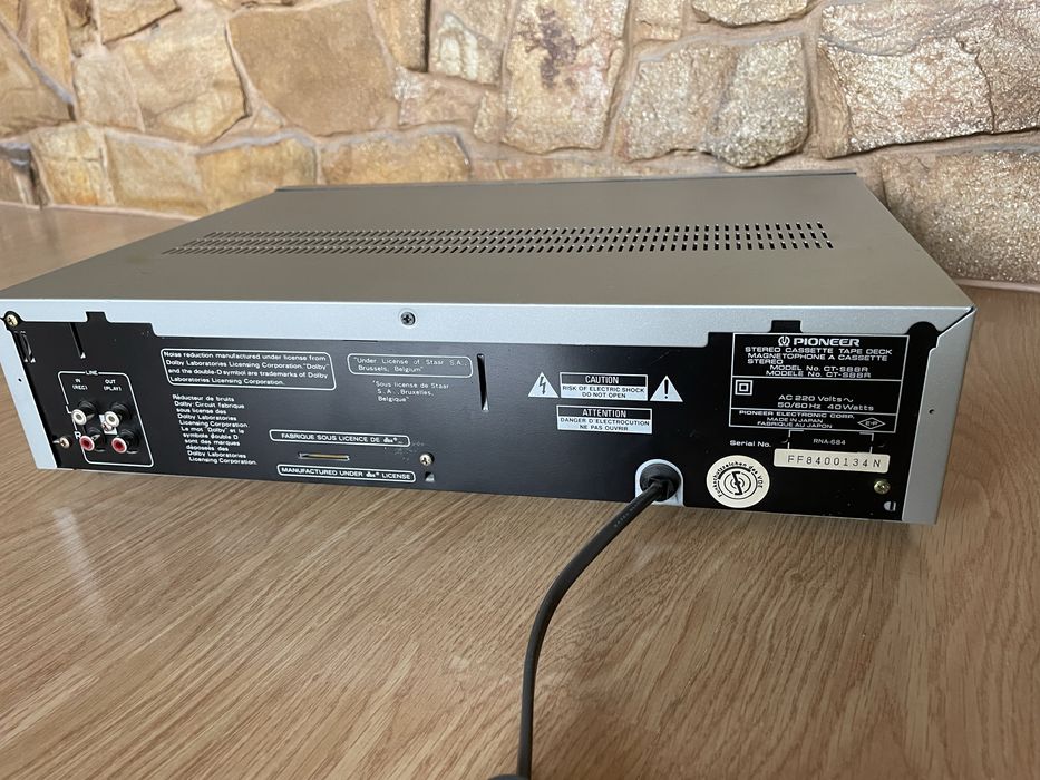 Pioneer Deck CT-S88R  3 motoare Autorevers 1985