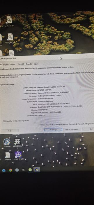 PC / Calculator Gaming & Office - i5 9400F, GTX 1650 4GB, 8GB RAM, SSD + 1TB