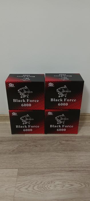 Set 4 Mulinete FL	Black Force 6000 10Rulmenti model nou 2022