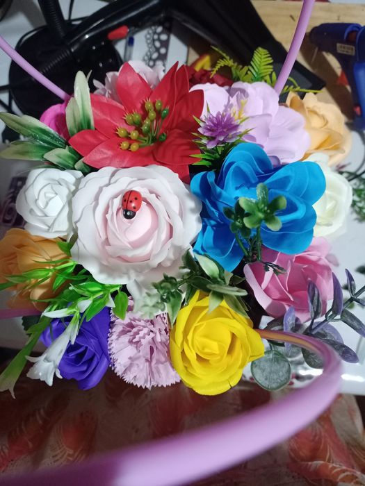 Букеты из мыльных роз