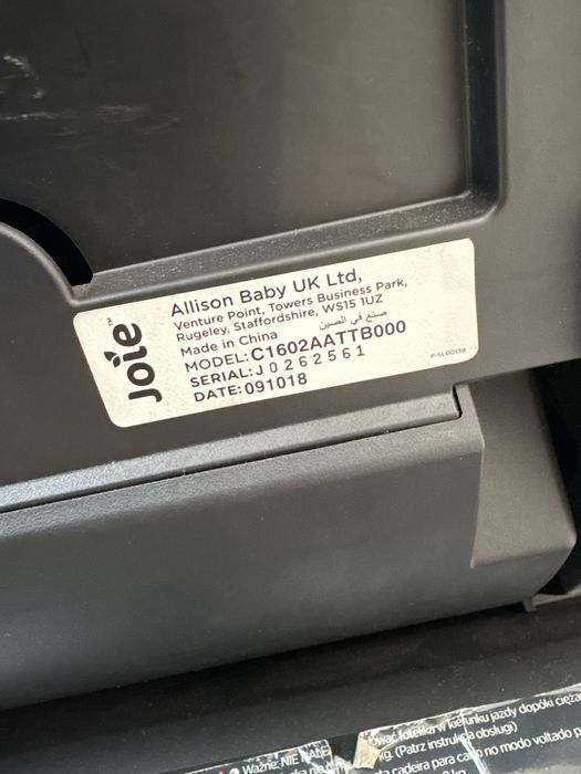 Scaun auto joie isofix 0-36 kg