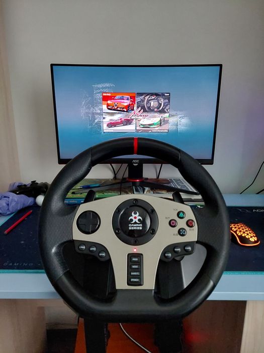 Volan Gaming MYRIA MG7418 cu garantie, in stare impecabila!