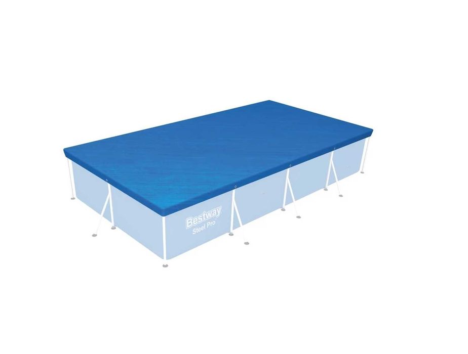 Prelata Piscina Dreptunghiulara Acoperire Protectie Apa Bestway Cadru Metalic 400x211x81 + LIVRARE GRATUITA BT