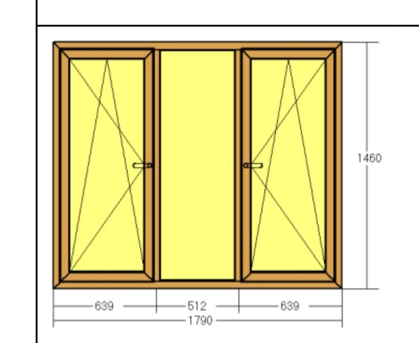 ПВЦ  ДОГРАМА,златен дъб