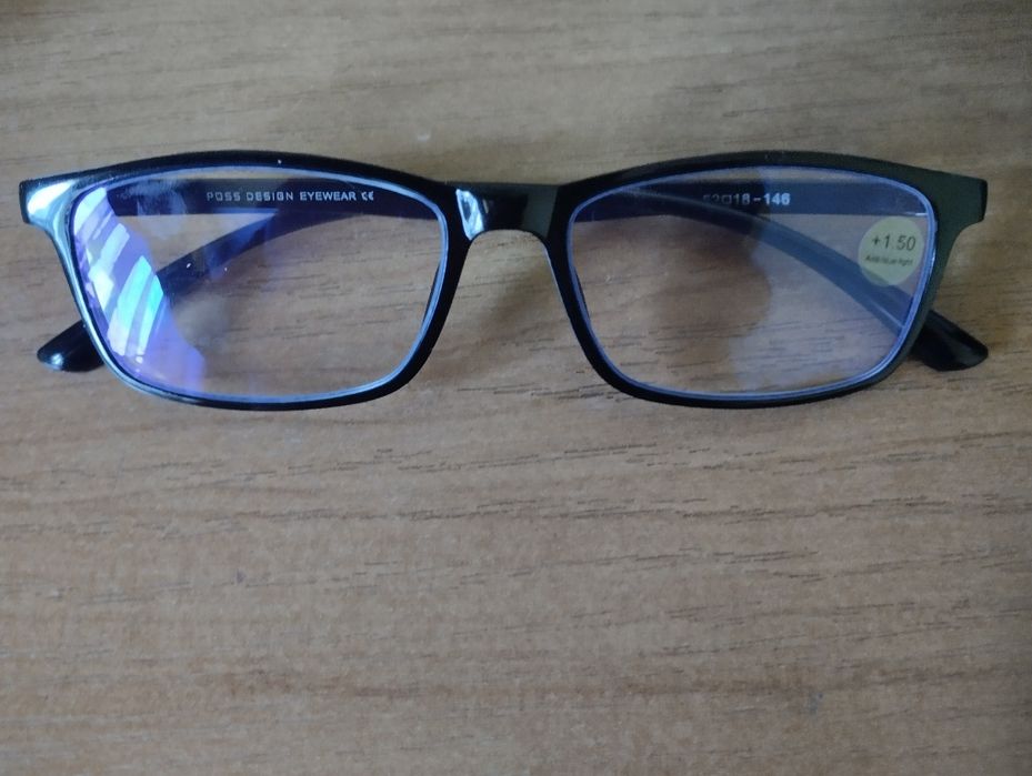 Очки для компьютера. +1,50