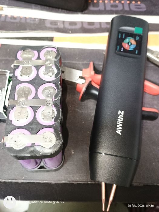 Aparat sudură în puncte portabil acumulator încorporat