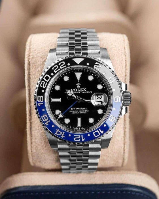 rolex gmt-master batman jubilee
