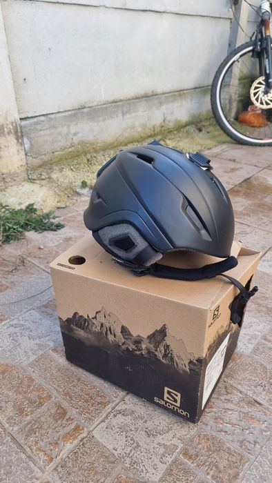 Casca schi Salomon si ochelari