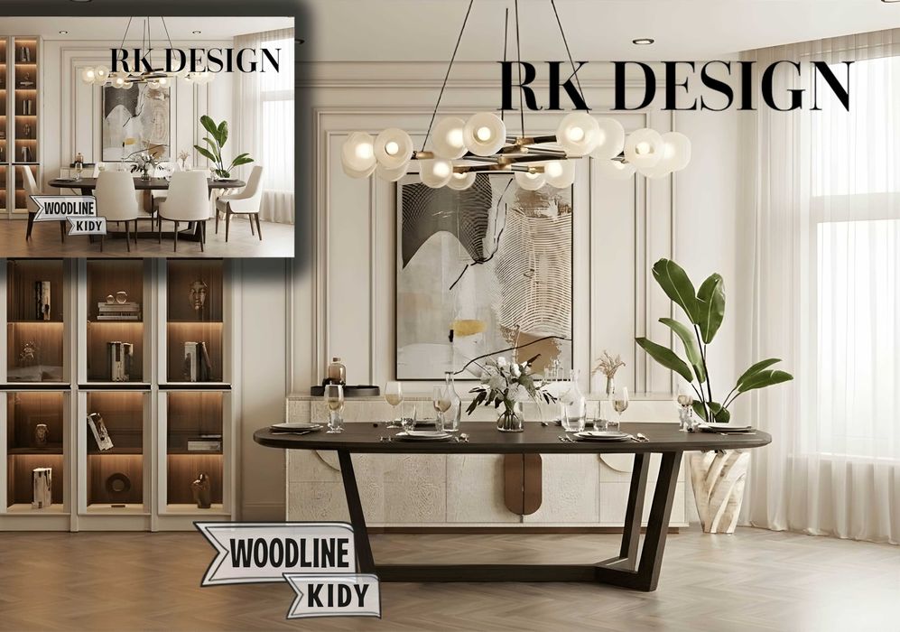 Холна маса. Дизайнерска маса Woodline. Истинска находка.