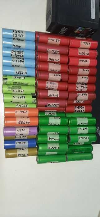 Acumulatori 18650 lot 20 bucati