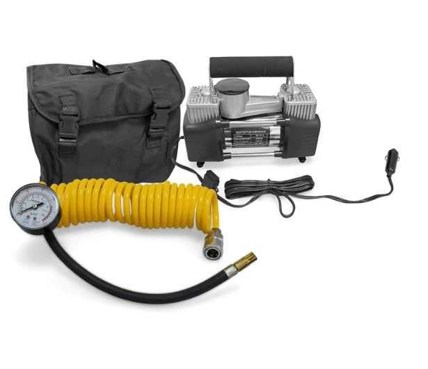 Компресор Голям Метален с 2 цилиндъра, Автокомпресор, 12V