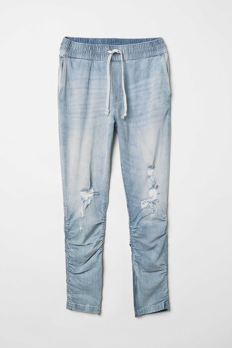H&M HM Slim Low Jogger джогър FOG Fear of God набрани с цип на крачола