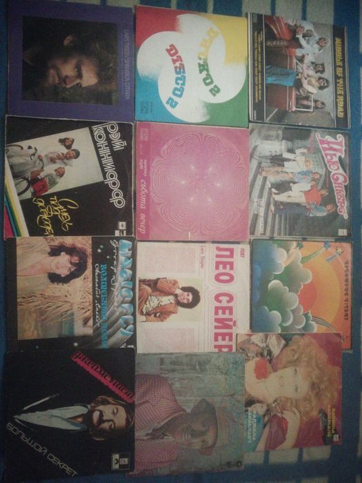 Виниловые пластинки популярных исполнителей